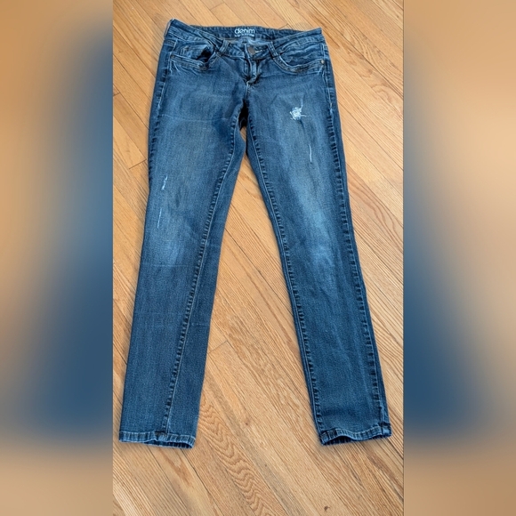 Dynamite Denim - Dynamite Blue Skinny Jeans with Subtle Distressing